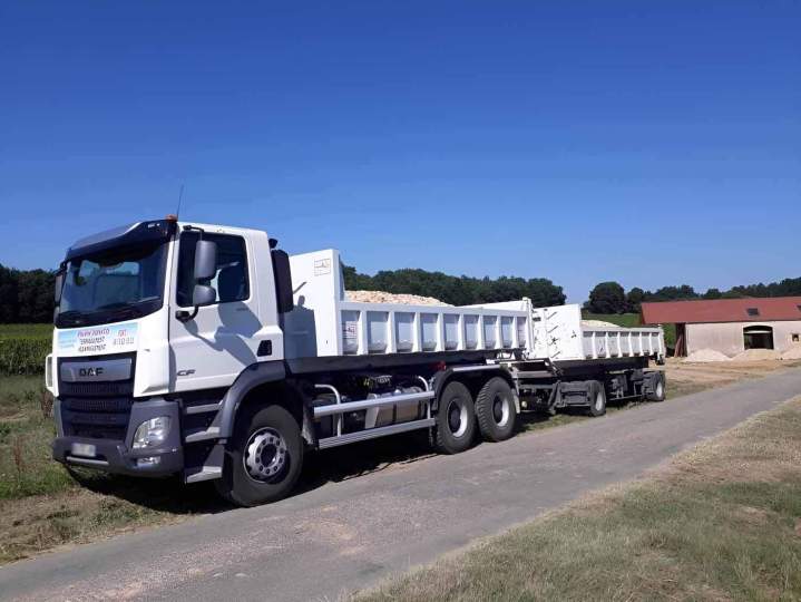 Camion DAF CF avec remorques, Montayral