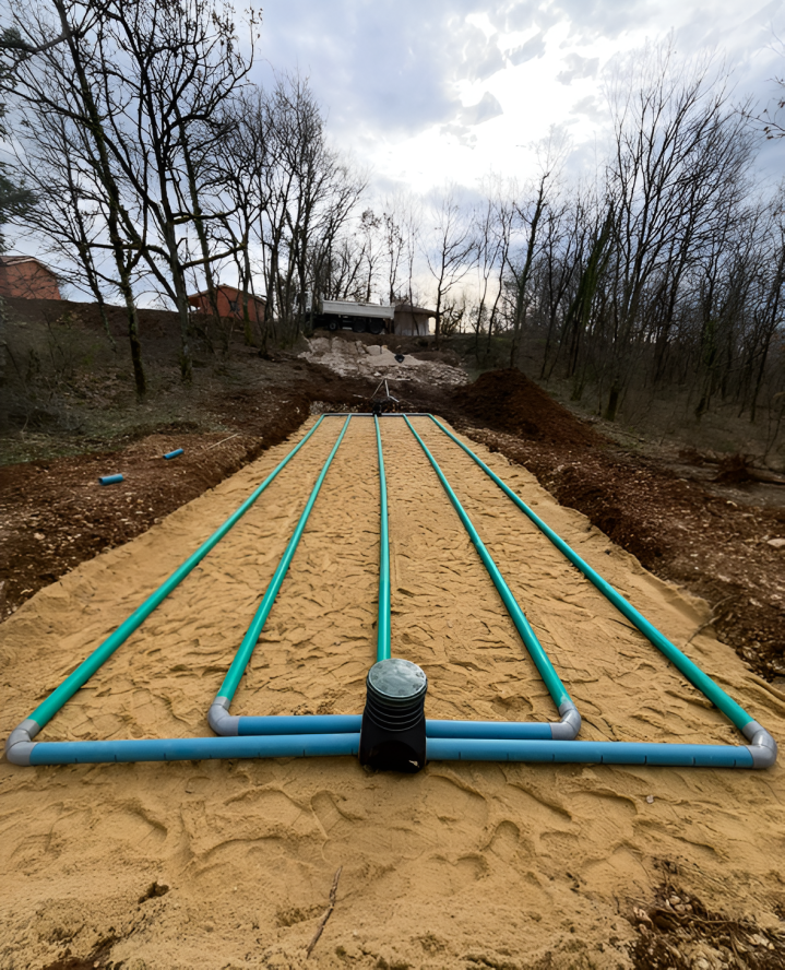 Installation de systèmes de traitement des eaux usées